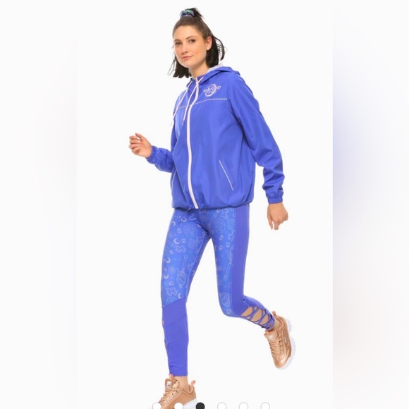 Sailor Moon Crystal Two Tone Purple & Silver Zip-Up Windbreaker M - Picture 1 of 16